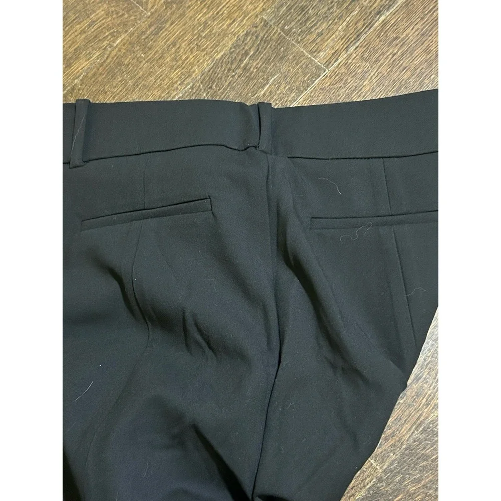 J.Crew woman's cropped stretch dress pants size 6 Black